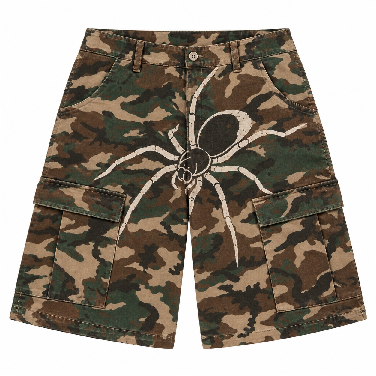 DOH Camo Spider Cargo Shorts